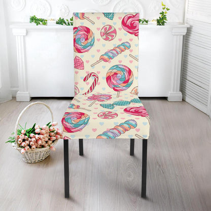 Candy Pattern Print Design CA04 Dining Chair Slipcover-JORJUNE.COM