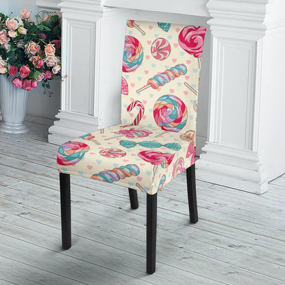 Candy Pattern Print Design CA04 Dining Chair Slipcover-JORJUNE.COM