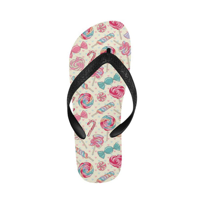 Candy Pattern Print Design CA04 Flip Flops-JorJune
