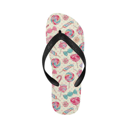 Candy Pattern Print Design CA04 Flip Flops-JorJune