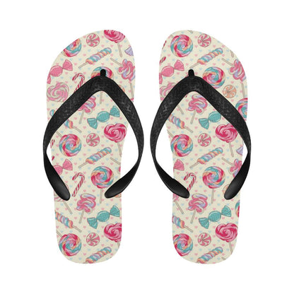 Candy Pattern Print Design CA04 Flip Flops-JorJune