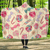 Candy Pattern Print Design CA04 Hooded Blanket-JORJUNE.COM