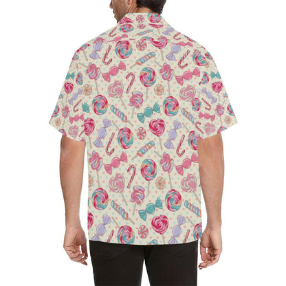 Candy Pattern Print Design CA04 Men Hawaiian Shirt-JorJune