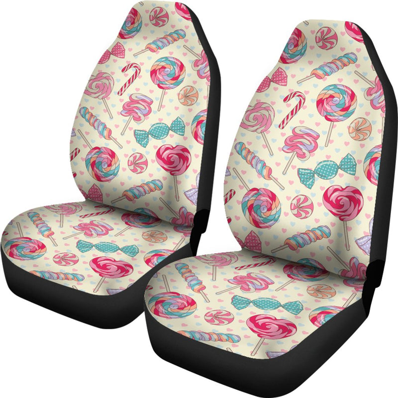 Candy Pattern Print Design CA04 Universal Fit Car Seat Covers