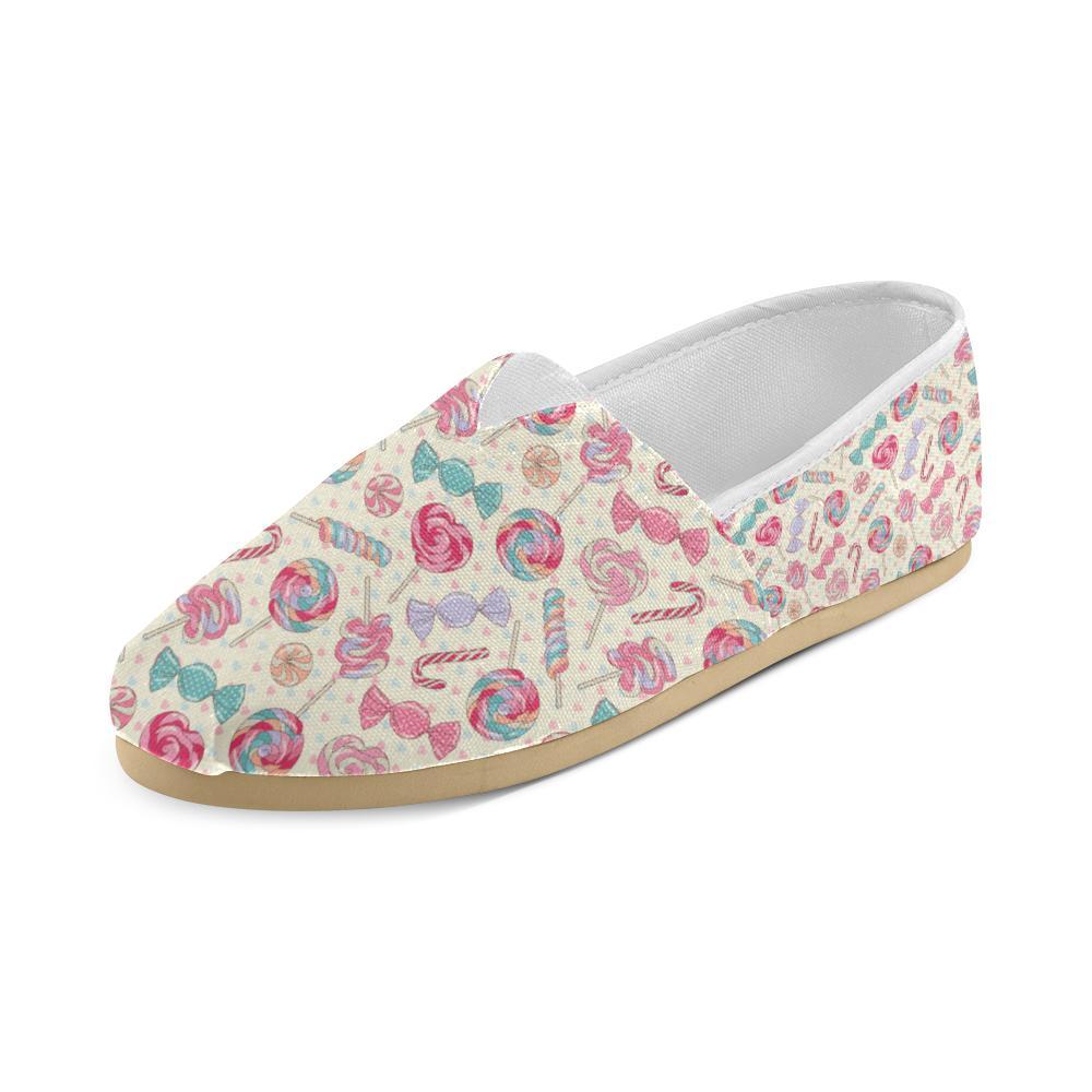 Candy Pattern Print Design CA04 Women Casual Shoes-JorJune.com