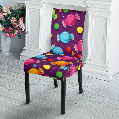 Candy Pattern Print Design CA05 Dining Chair Slipcover-JORJUNE.COM