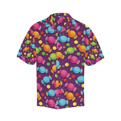 Candy Pattern Print Design CA05 Men Hawaiian Shirt-JorJune