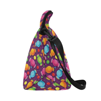 Candy Pattern Print Design CA05 Neoprene Lunch Bag-JorJune