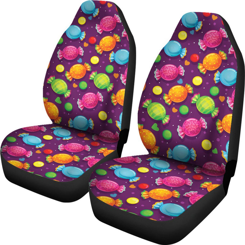 Candy Pattern Print Design CA05 Universal Fit Car Seat Covers