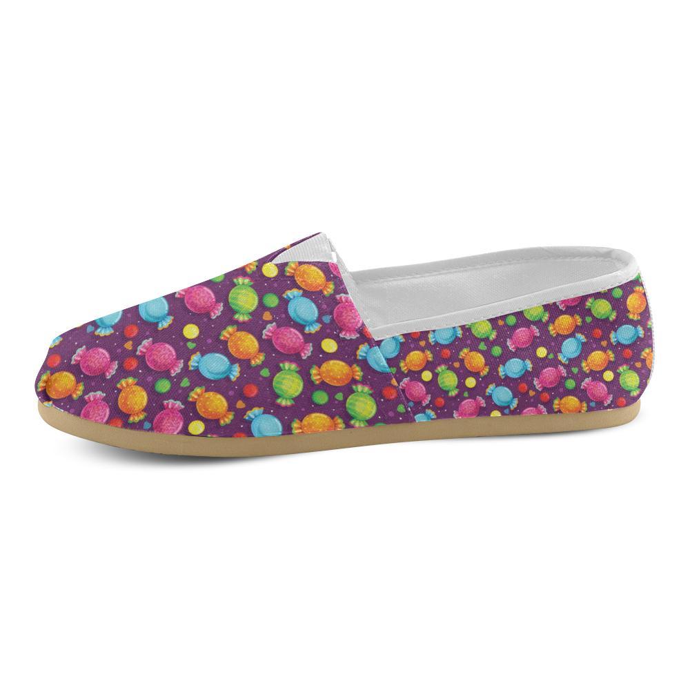 Candy Pattern Print Design CA05 Women Casual Shoes-JorJune.com