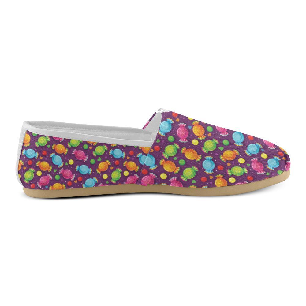 Candy Pattern Print Design CA05 Women Casual Shoes-JorJune.com