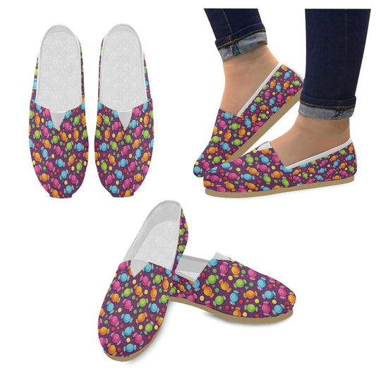 Candy Pattern Print Design CA05 Women Casual Shoes-JorJune.com