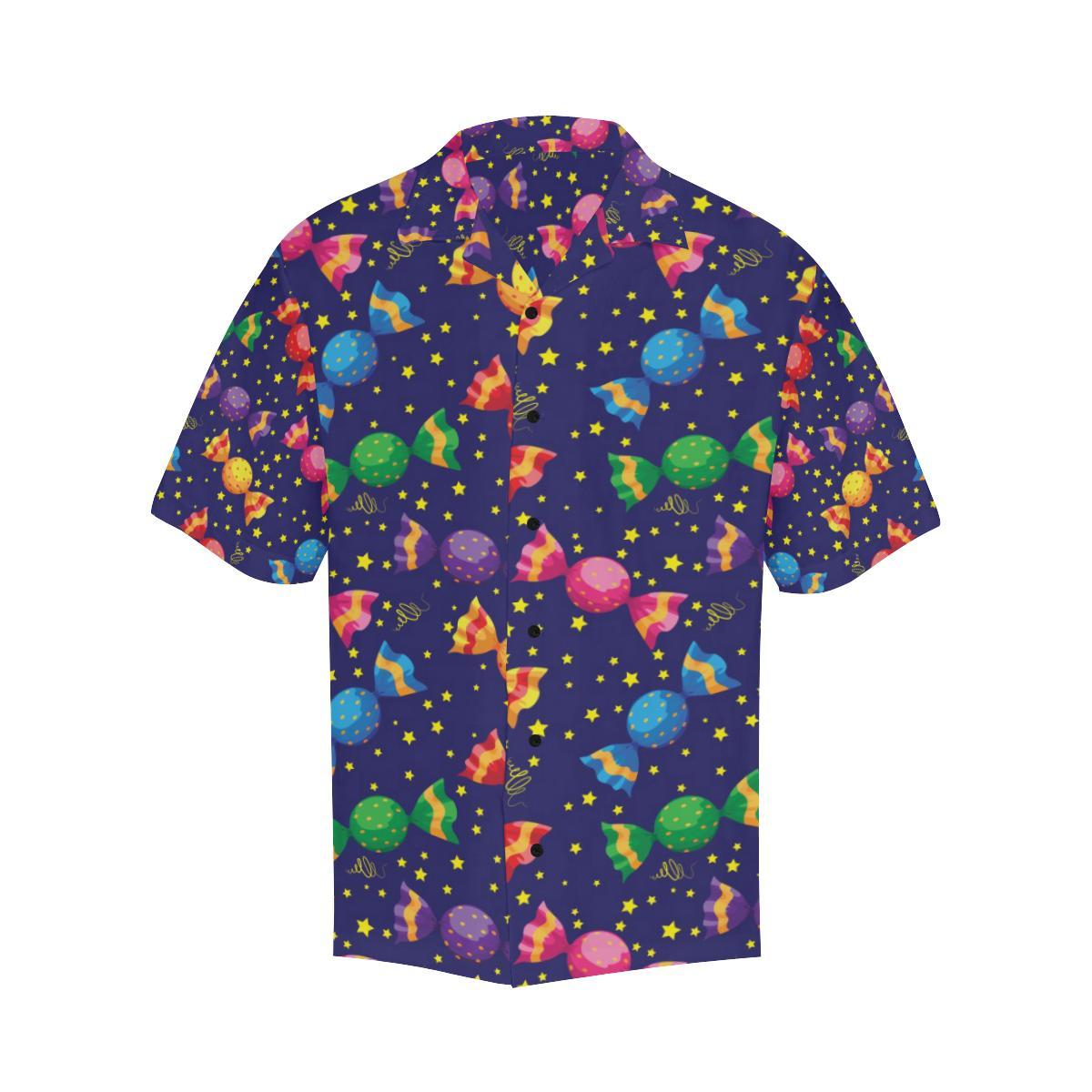 Candy Pattern Print Design CA06 Men Hawaiian Shirt-JorJune