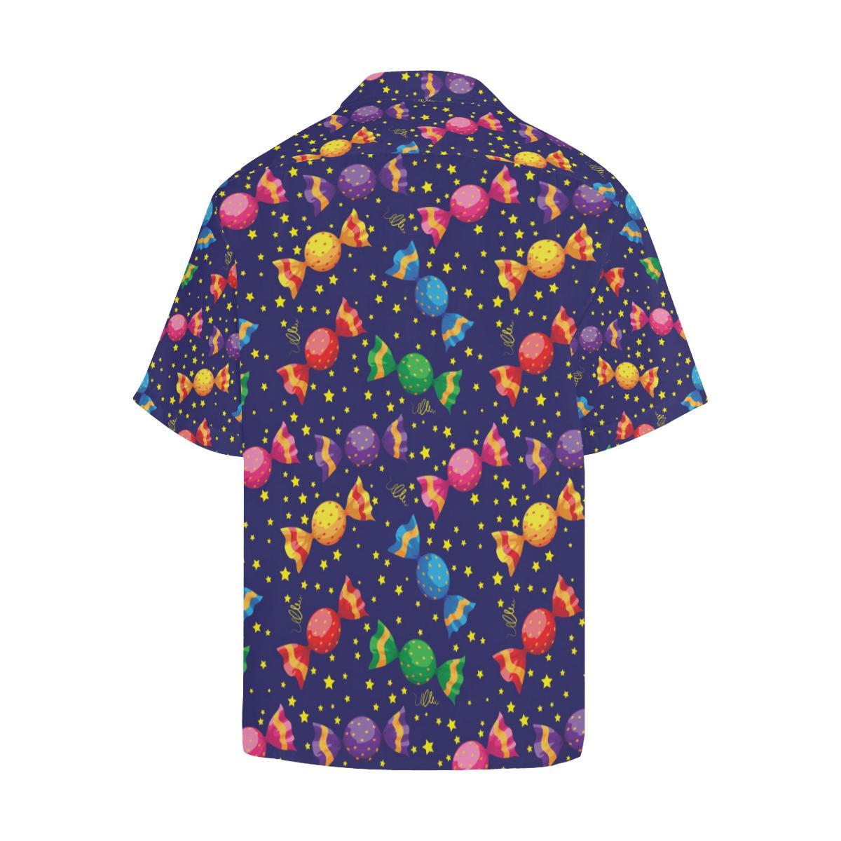 Candy Pattern Print Design CA06 Men Hawaiian Shirt-JorJune