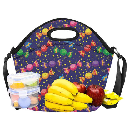 Candy Pattern Print Design CA06 Neoprene Lunch Bag-JorJune