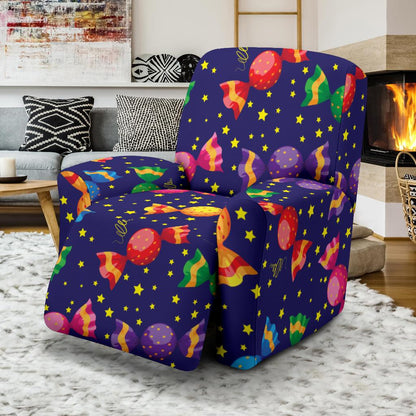 Candy Pattern Print Design CA06 Recliner Slipcover-JORJUNE.COM