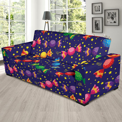 Candy Pattern Print Design CA06 Sofa Slipcover-JORJUNE.COM