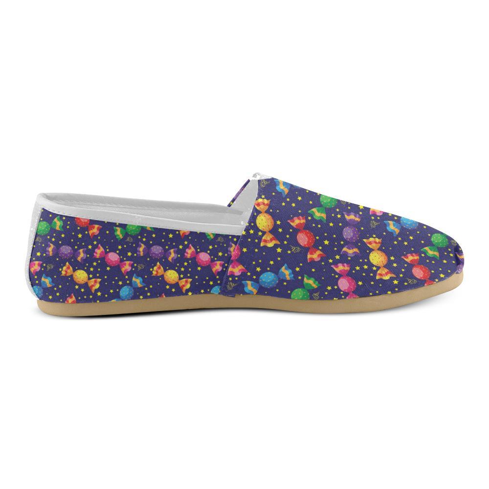 Candy Pattern Print Design CA06 Women Casual Shoes-JorJune.com