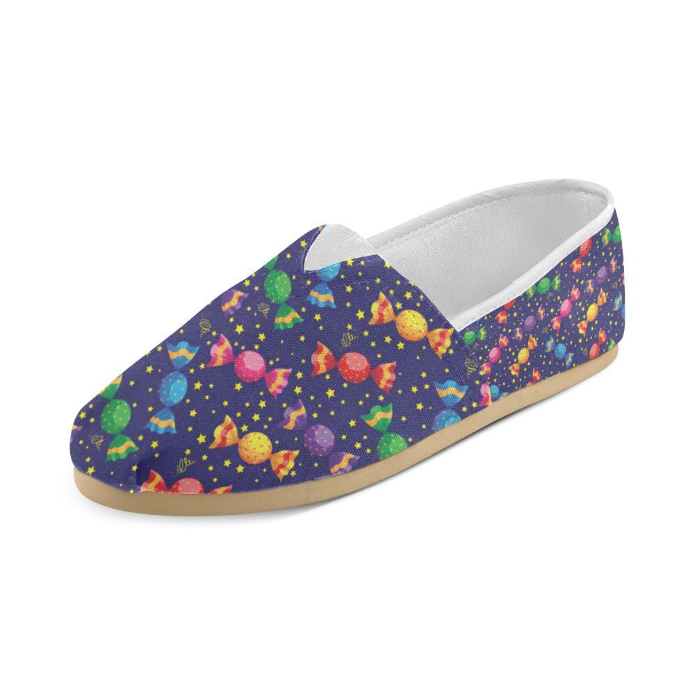 Candy Pattern Print Design CA06 Women Casual Shoes-JorJune.com