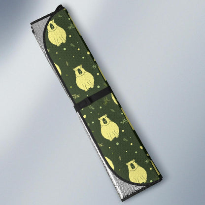 Capybara Pattern Print Design 03 Car Sun Shade-JORJUNE.COM
