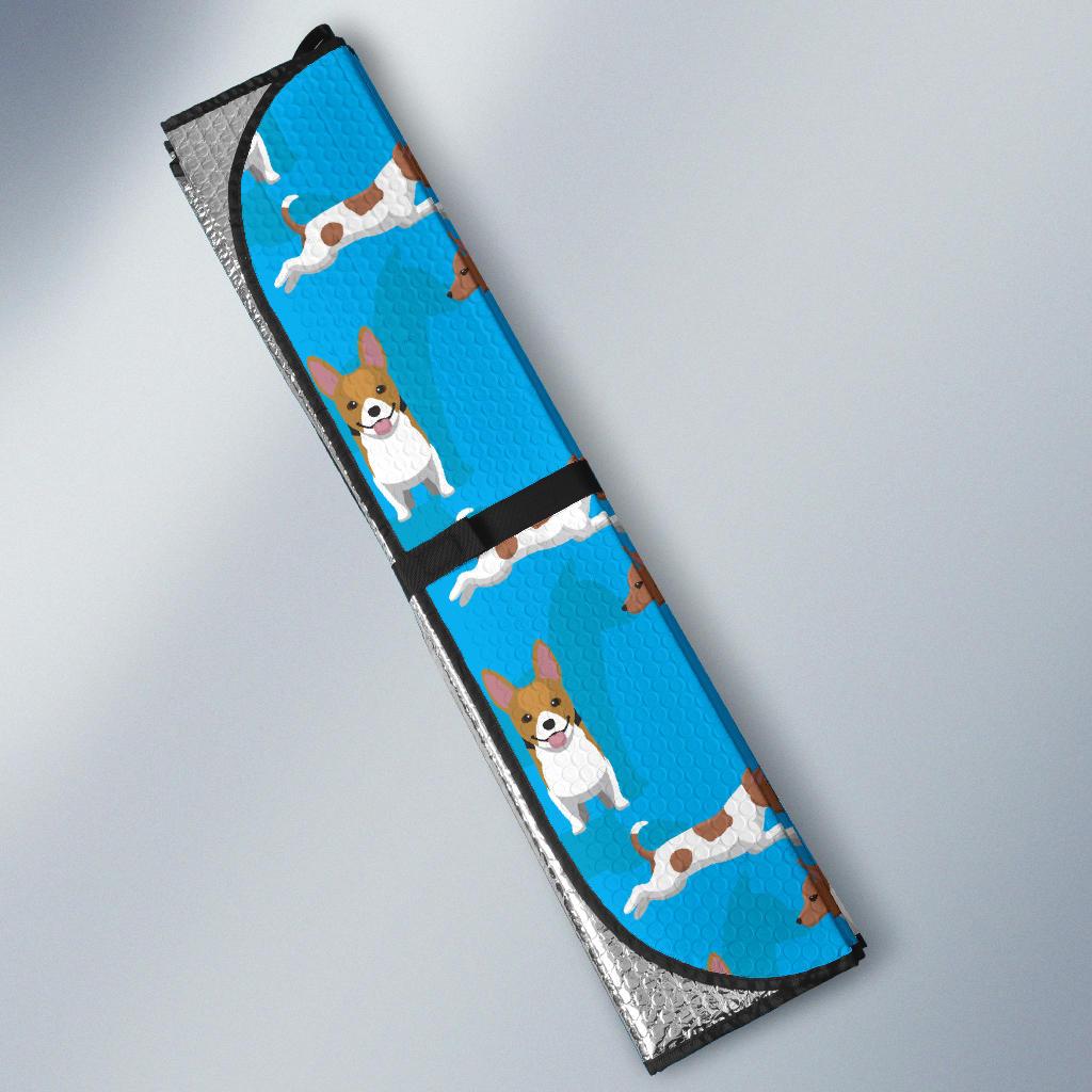 Cardigan Welsh Corgis Pattern Print Design 01 Car Sun Shade-JORJUNE.COM