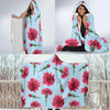 Carnations Pattern Print Design CN01 Hooded Blanket-JORJUNE.COM