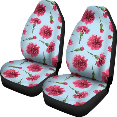 Carnations Pattern Print Design CN01 Universal Fit Car Seat Covers