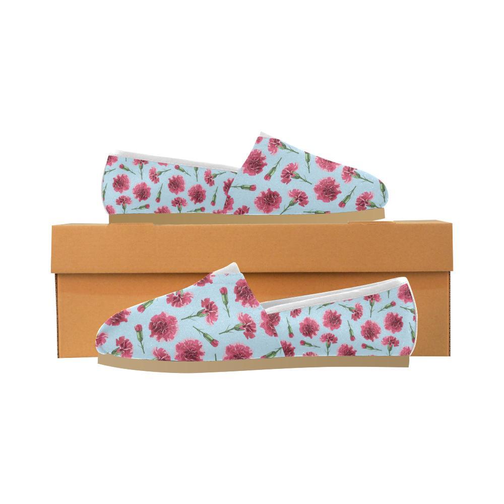 Carnations Pattern Print Design CN01 Women Casual Shoes-JorJune.com