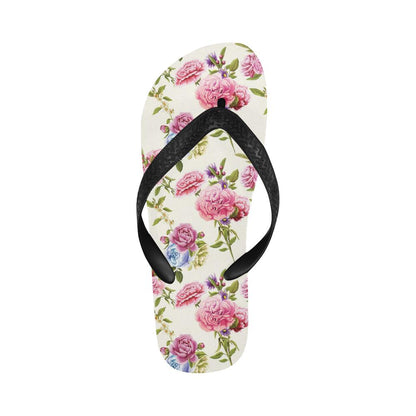 Carnations Pattern Print Design CN02 Flip Flops-JorJune