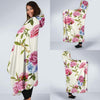 Carnations Pattern Print Design CN02 Hooded Blanket-JORJUNE.COM