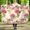 Carnations Pattern Print Design CN02 Hooded Blanket-JORJUNE.COM