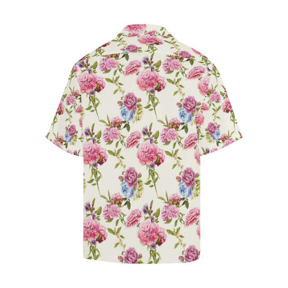 Carnations Pattern Print Design CN02 Men Hawaiian Shirt-JorJune