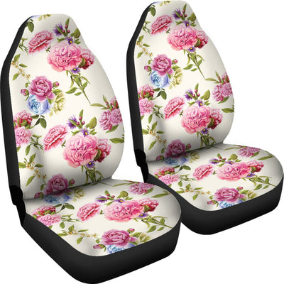 Carnations Pattern Print Design CN02 Universal Fit Car Seat Covers