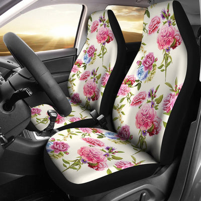 Carnations Pattern Print Design CN02 Universal Fit Car Seat Covers