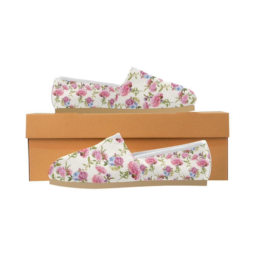 Carnations Pattern Print Design CN02 Women Casual Shoes-JorJune.com