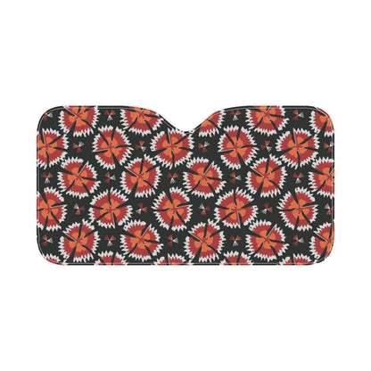 Carnations Pattern Print Design CN03 Car Sun Shade-JorJune