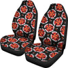 Carnations Pattern Print Design CN03 Universal Fit Car Seat Covers