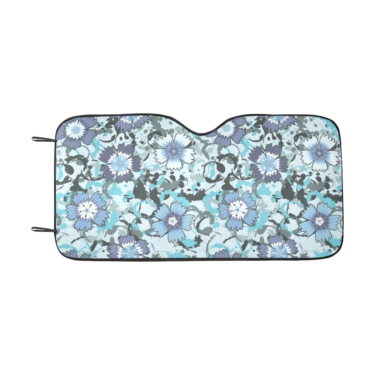 Carnations Pattern Print Design CN04 Car Sun Shade-JorJune