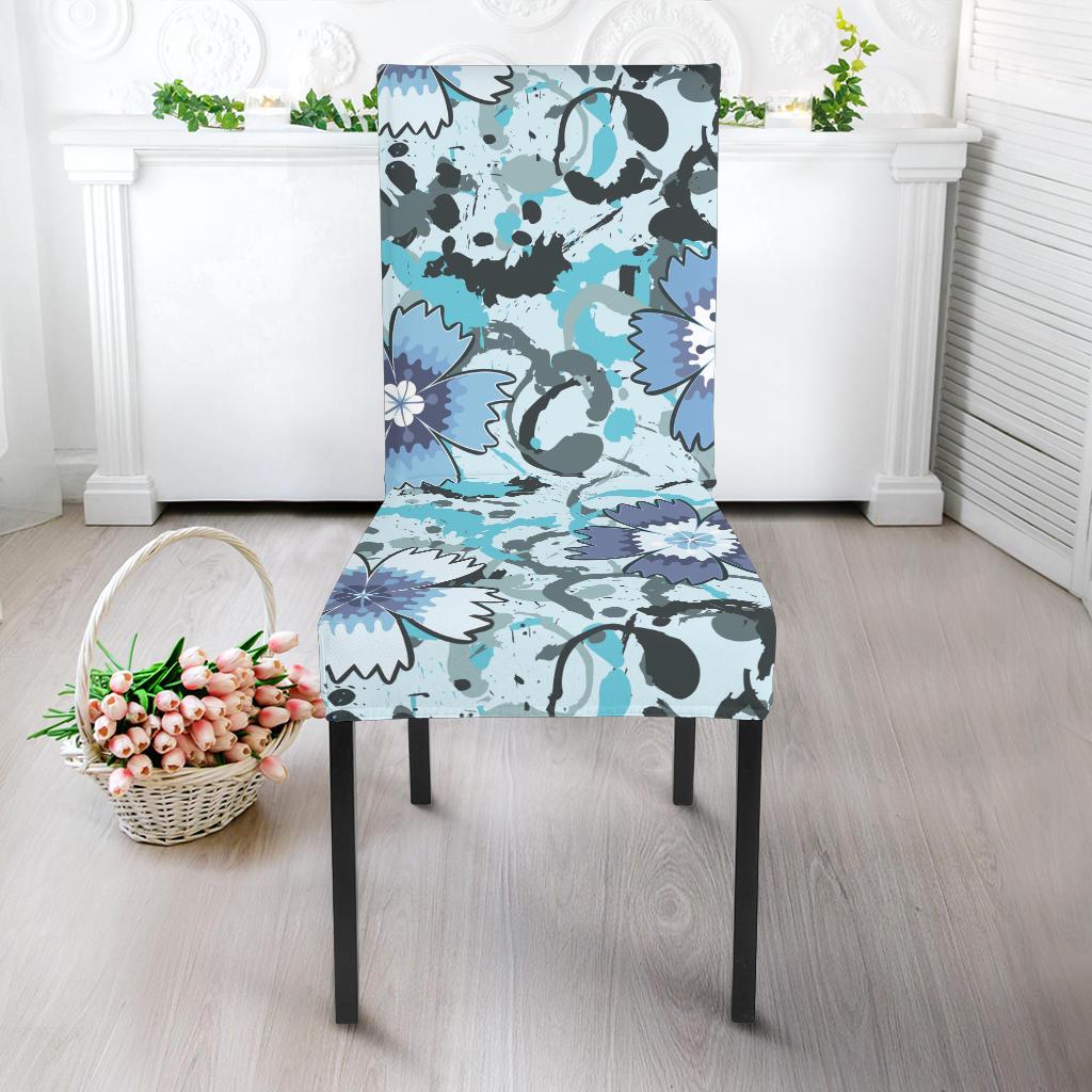Carnations Pattern Print Design CN04 Dining Chair Slipcover-JORJUNE.COM