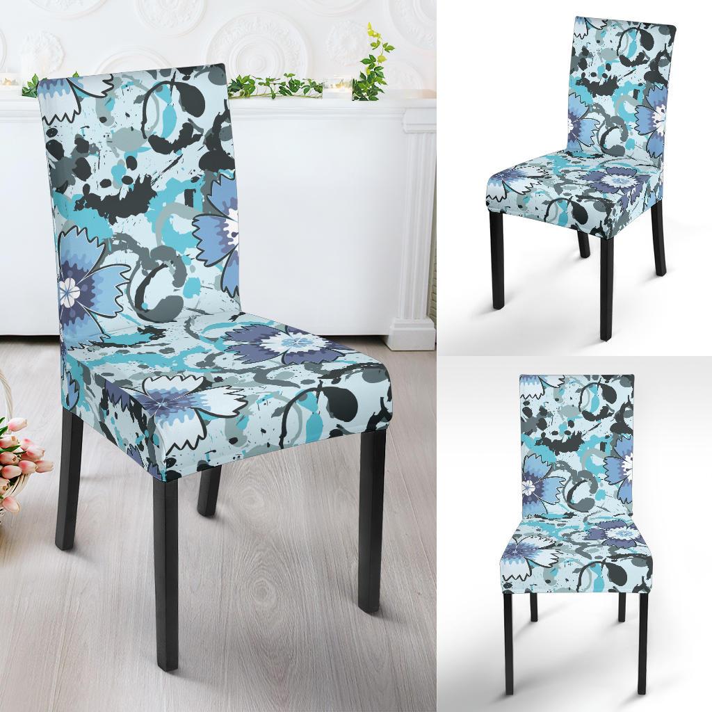 Carnations Pattern Print Design CN04 Dining Chair Slipcover-JORJUNE.COM