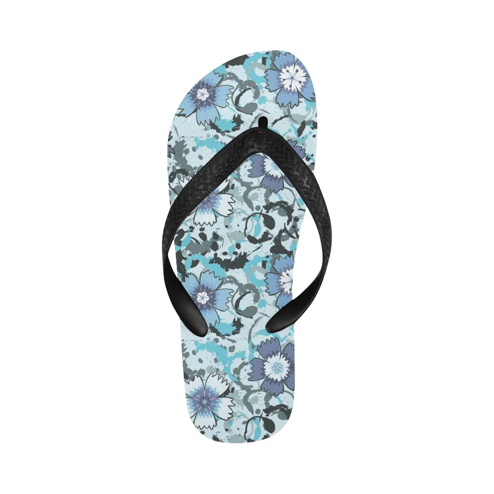Carnations Pattern Print Design CN04 Flip Flops-JorJune