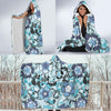 Carnations Pattern Print Design CN04 Hooded Blanket-JORJUNE.COM