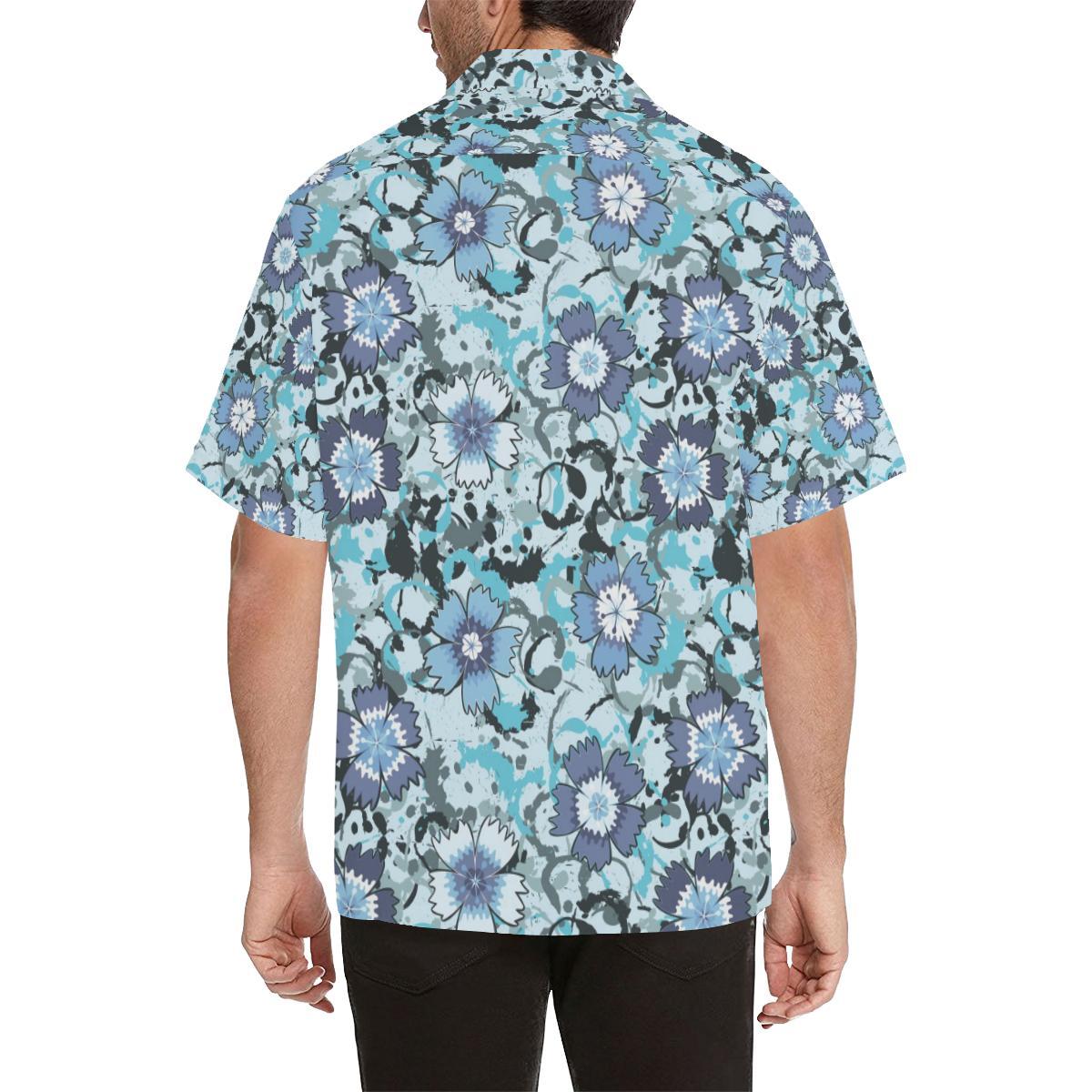 Carnations Pattern Print Design CN04 Men Hawaiian Shirt-JorJune