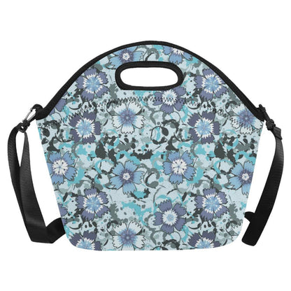Carnations Pattern Print Design CN04 Neoprene Lunch Bag-JorJune
