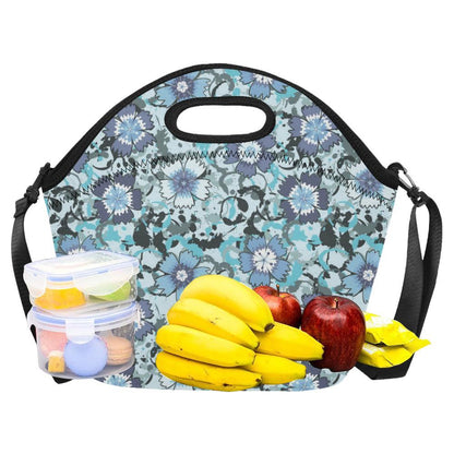 Carnations Pattern Print Design CN04 Neoprene Lunch Bag-JorJune