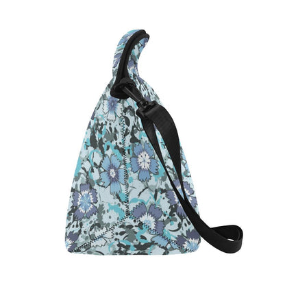 Carnations Pattern Print Design CN04 Neoprene Lunch Bag-JorJune