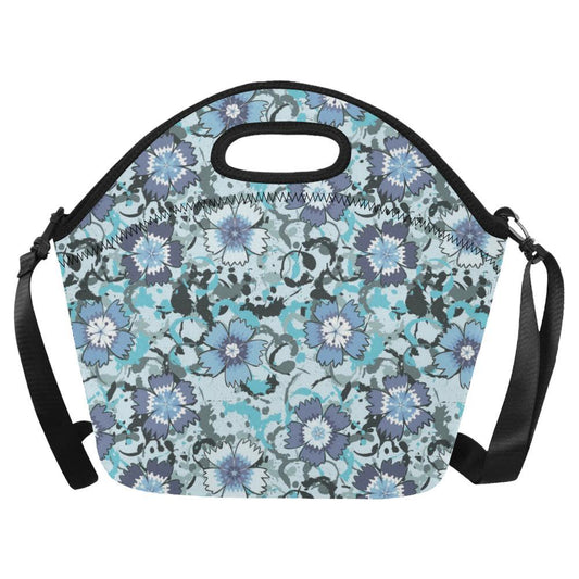Carnations Pattern Print Design CN04 Neoprene Lunch Bag-JorJune