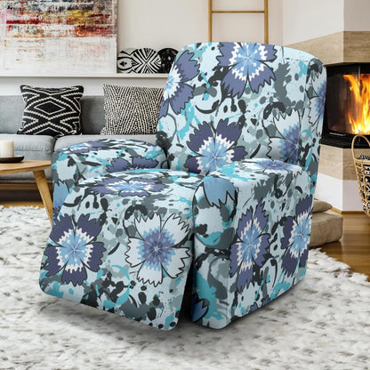 Carnations Pattern Print Design CN04 Recliner Slipcover-JORJUNE.COM