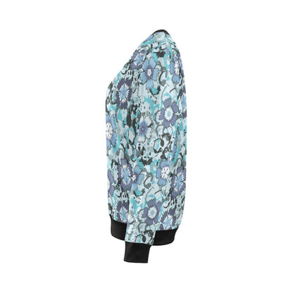 Carnations Pattern Print Design CN04 Women Long Sleeve Sweatshirt-JorJune