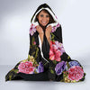 Carnations Pattern Print Design CN05 Hooded Blanket-JORJUNE.COM